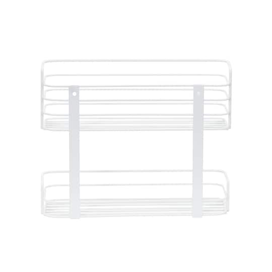 Household Essentials 2-Tier Door Mount Cabinet Organizer